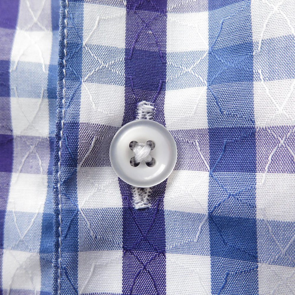 Robert Graham Backstreet LS Blue-Purple Check Shirt (M) OMG! 😎 - Picture 5 of 9